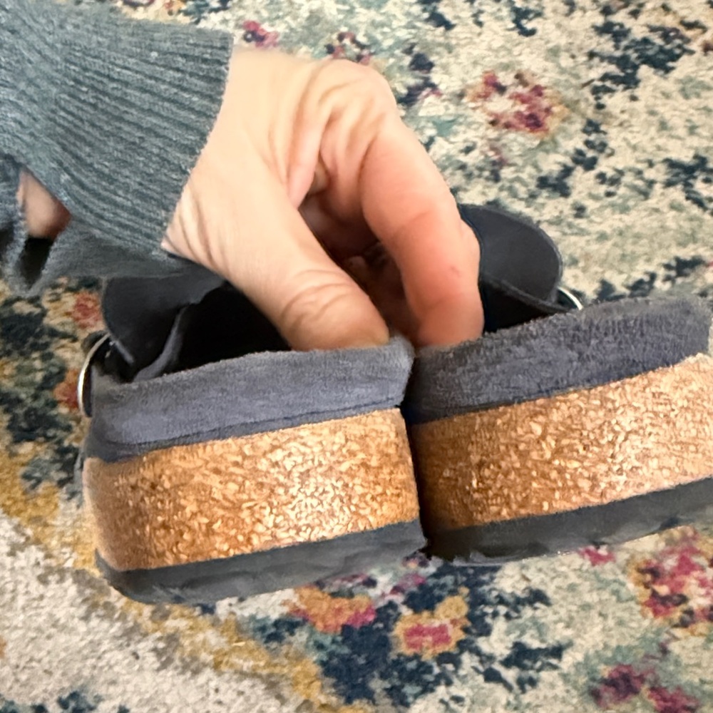 Birkenstock Buckley NEVER WORN Cobalt Blue Loafers, Size 39 - Picture 5 of 8